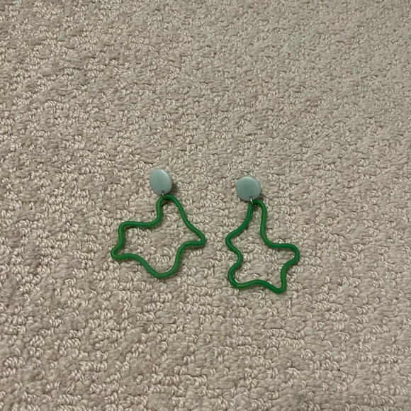 Abstract Clay Earrings - Picture 1 of 5